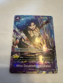 Miss Doublefinger(Zala) (Full Art) OP05-073 Premium Booster -The Best- Foil NM - Image 1