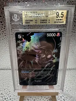 One Piece Legacy Of The Master Kuzan OP10-082 Alt Art SP SR BGS 9.5 - Image 1
