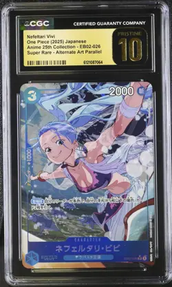 Nefeltari Vivi EB02-026 Japanese One Piece Anime 25th Collection CGC 10 PRISTINE - Image 1