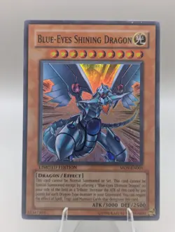 Blue Eyes Shining Dragon Limited Edition MOV-EN001 Yu-Gi-Oh! Card - Image 1