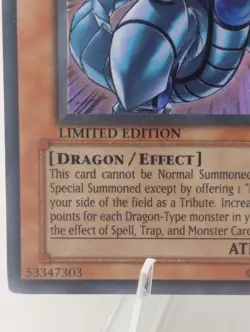 Blue Eyes Shining Dragon Limited Edition MOV-EN001 Yu-Gi-Oh! Card - Image 5