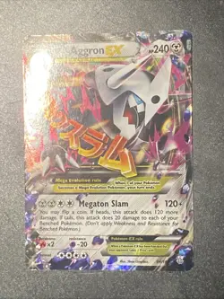 Pokemom Card TCG M Aggron EX 94/160 XY Primal Clash Holo Rare VLP/NM - Image 2