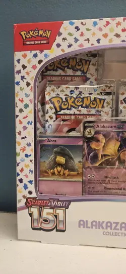 Pokemon TCG Scarlet & Violet 151 Alakazam EX Collection Box SEALED BRAND NEW - Image 2