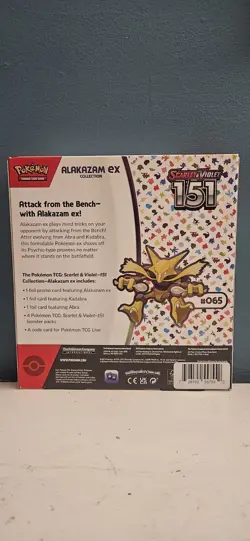 Pokemon TCG Scarlet & Violet 151 Alakazam EX Collection Box SEALED BRAND NEW - Image 5