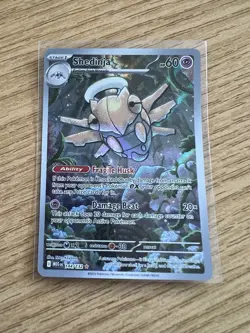Pokemon TCG Shedinja 144/132 Mega Evolutions Illustration Rare Card - Image 1