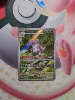 Pokemon TCG Nidoking Scarlet & Violet 151 Illustration Rare Card 174/165 - Image 1