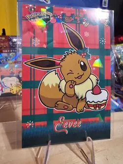 Pokemon Merry Christmas Card Database - Eevee - Image 2