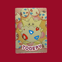 TOGEPY--JAPANESE MEIJI EMBOSSED PROMO FOIL POKEMON CARD - Image 1
