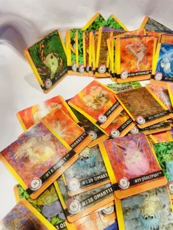 1999 Pokemon Artbox Action Flips Premier Edition Lenticular Cards 100 Plus Cards - Image 5