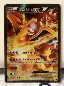 Pokemon Charizard EX XY121 Promo Holo Ultra Rare Card Combustion Blast 2016 LP - Image 1
