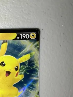 Pokemon TCG Pikachu v SWSH198 Holo Black Star Promo Card Mint Condition - Image 4