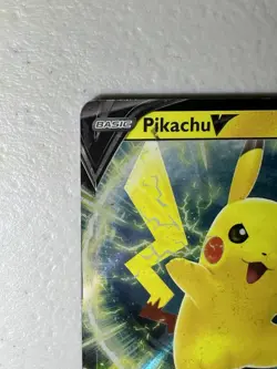 Pokemon TCG Pikachu v SWSH198 Holo Black Star Promo Card Mint Condition - Image 5