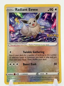 Radiant Eevee SWSH230 SWSH: Sword & Shield Promo Cards Holo - Image 1