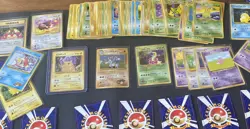 Huge Lot Of Pokemon Pocket Monsters Vintage Japanese Cards Holos And more - Image 1