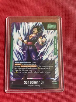Bandai Dragon Ball Super Card Game Son Gohan SH Leader FB09-049 Awaken Foil - Image 2