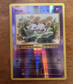 Pokemon Mew TCG 2016 XY Evolutions Reverse Holo Rare Card 53/108 NM - Image 1