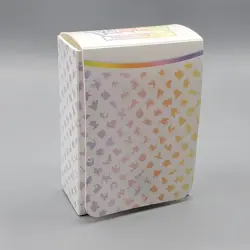Pokemon 151 Rainbow Kanto Deck Box TCG Card Storage Case w Divider - Image 1