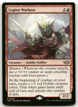 Legion Warboss #220 MTG Tarkir Dragonstorm TDC NM X1 - Image 1