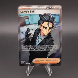 Larry's Skill #139/131 Prismatic Evolutions NM Pokemon TCG Ultra Rare - Image 1