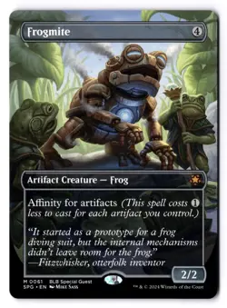 Frogmite NM* BORDERLESS Special Guests ENGLISH 0061 mtg -UnltdCards - Image 1