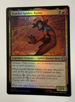 Scarlet Spider, Kaine #143 (Foil) (NM) Spider-Man SPM Magic MTG - Image 1