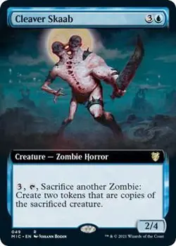 Cleaver Skaab (Extended Art) 49 Rare Commander: Innistrad: Midnight Hunt NM - Image 1