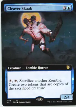 Cleaver Skaab (Extended Art) 49 Rare Commander: Innistrad: Midnight Hunt NM - Image 2