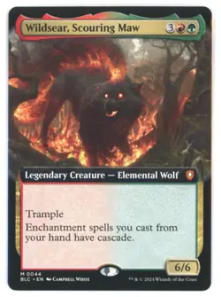 MtG BLC Wildsear, Scouring Maw #44 Extended Art - Image 1