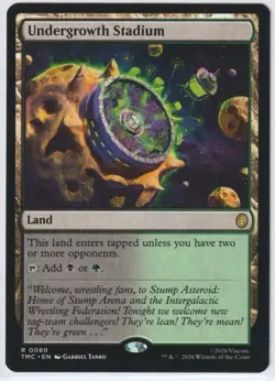 Undergrowth Stadium Commander TMNT TMC 0080 R Rare Regular NM MTG Magic edh mint - Image 1