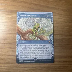 Portent of Calamity - Rare Showcase - Bloomburrow - Magic The Gathering - Image 1