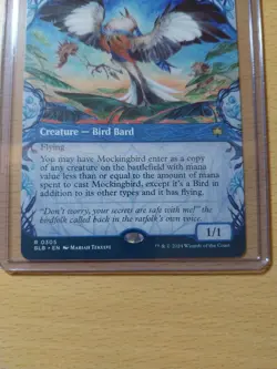 Mockingbird Borderless Showcase Rare, Bloomburrow #305, MTG Magic The Gathering - Image 2