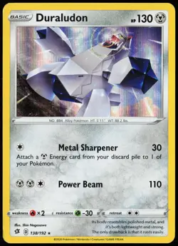 Duraludon (SWSH) 138/192 Holo Rare Deck Exclusives Pokemon Lightly Played - Image 1