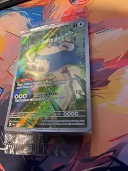 Pokemon TCG Snorlax SVP 051 Holo 151 ETB Promo Card Sealed - Image 3