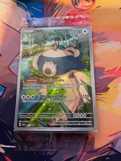 Pokemon TCG Snorlax SVP 051 Holo 151 ETB Promo Card Sealed - Image 4