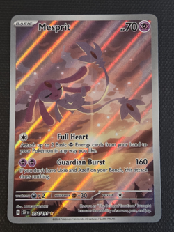 Pokemon Mesprit 204/191 Sv08: Surging Sparks Illustration Rare Holo - Image 1