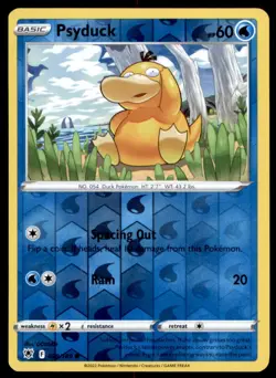 Psyduck 028/189 Common Astral Radiance Pokemon Reverse Holo Moderately Played - Image 1