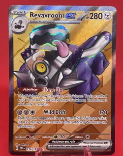 Pokemon TCG Revavroom ex Sv03: Obsidian Flames 216/197 Holo Ultra Rare🔥 - Image 1