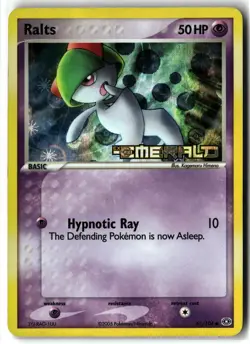Ralts 61/106 Holo ⭐ Stamped ⭐ Emerald 2005 Pokemon NM/LP - Image 1