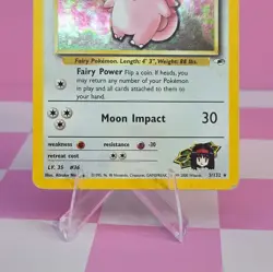 Pokemon Erika's Clefable Holo Rare 003/132 Gym Heroes 70HP Unlimited Stage 1 - Image 3