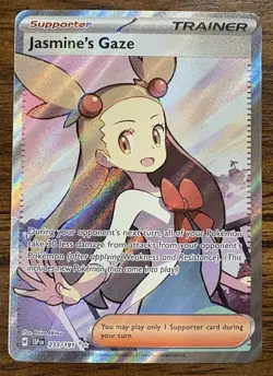 Jasmine's Gaze 233/191 Surging Sparks Pokemon English Illustration Rare 2024 - Image 1
