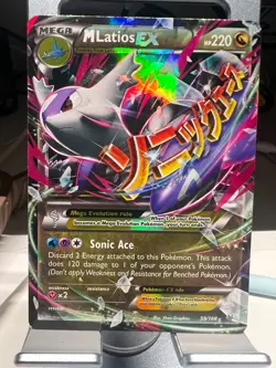 M LATIOS EX #59/108 POKEMON XY ROARING SKIES HOLO RARE NEAR MINT - Image 1