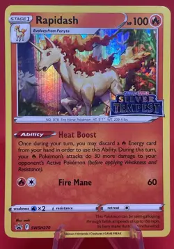 Rapidash - SWSH270 - Silver Tempest - Black Star Promo - NM - Pokemon TCG Lp - Image 1