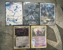 Pokemon Full Art Lot – Reshiram Zekrom N's Zekrom Umbreon Gengar Holo Rare - Image 1