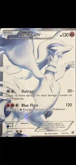 Pokemon Full Art Lot – Reshiram Zekrom N's Zekrom Umbreon Gengar Holo Rare - Image 2