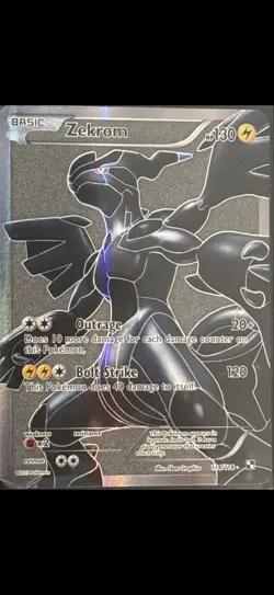 Pokemon Full Art Lot – Reshiram Zekrom N's Zekrom Umbreon Gengar Holo Rare - Image 3
