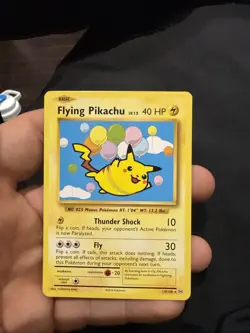 Flying Pikachu Secret Rare Normal XY - Evolutions 110/108 Hp Pokemon TCG - Image 1