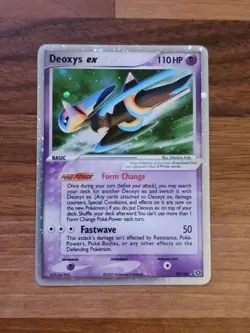 Deoxys ex (Speed Forme) 2005 EX Emerald 93/106 Holo Pokemon English Near Mint - Image 1