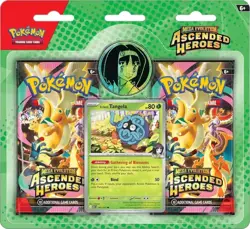 Pokemon TCG Ascended Heroes Erika's Tangela 2-Pack Blister BRAND NEW SEALED - Image 1