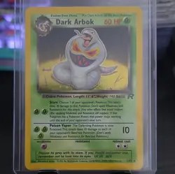 Pokemon Dark Arbok Team Rocket 2/82 Holo Rare 60 HP English - Image 1