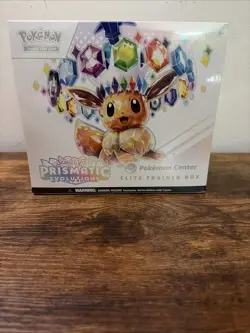 Pokemon Prismatic Evolutions Pokemon Center ETB Sealed - Image 1